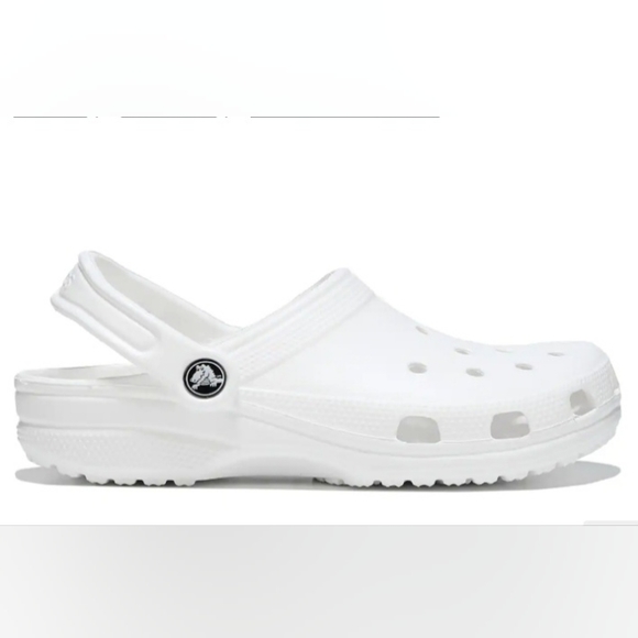 Men or womans White Classic Crocs Shoes - Picture 2 of 6